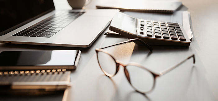 Photo of financial trust administrator's desk representing Daniel F. Lindley, Fiduciary Protector